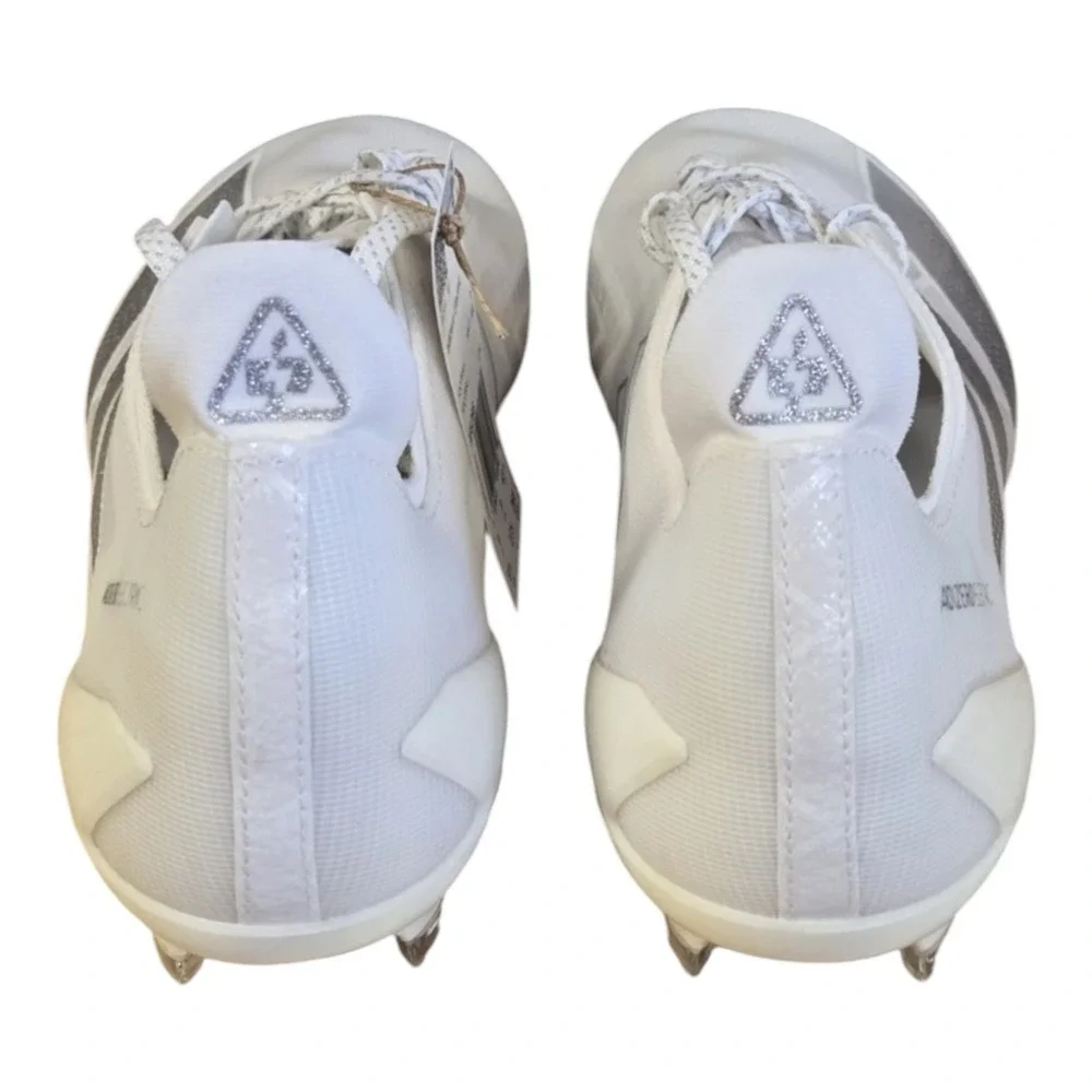 Adidas Adizero Electric Football Cleats White Silver Chrome IE6286 Men Size 11